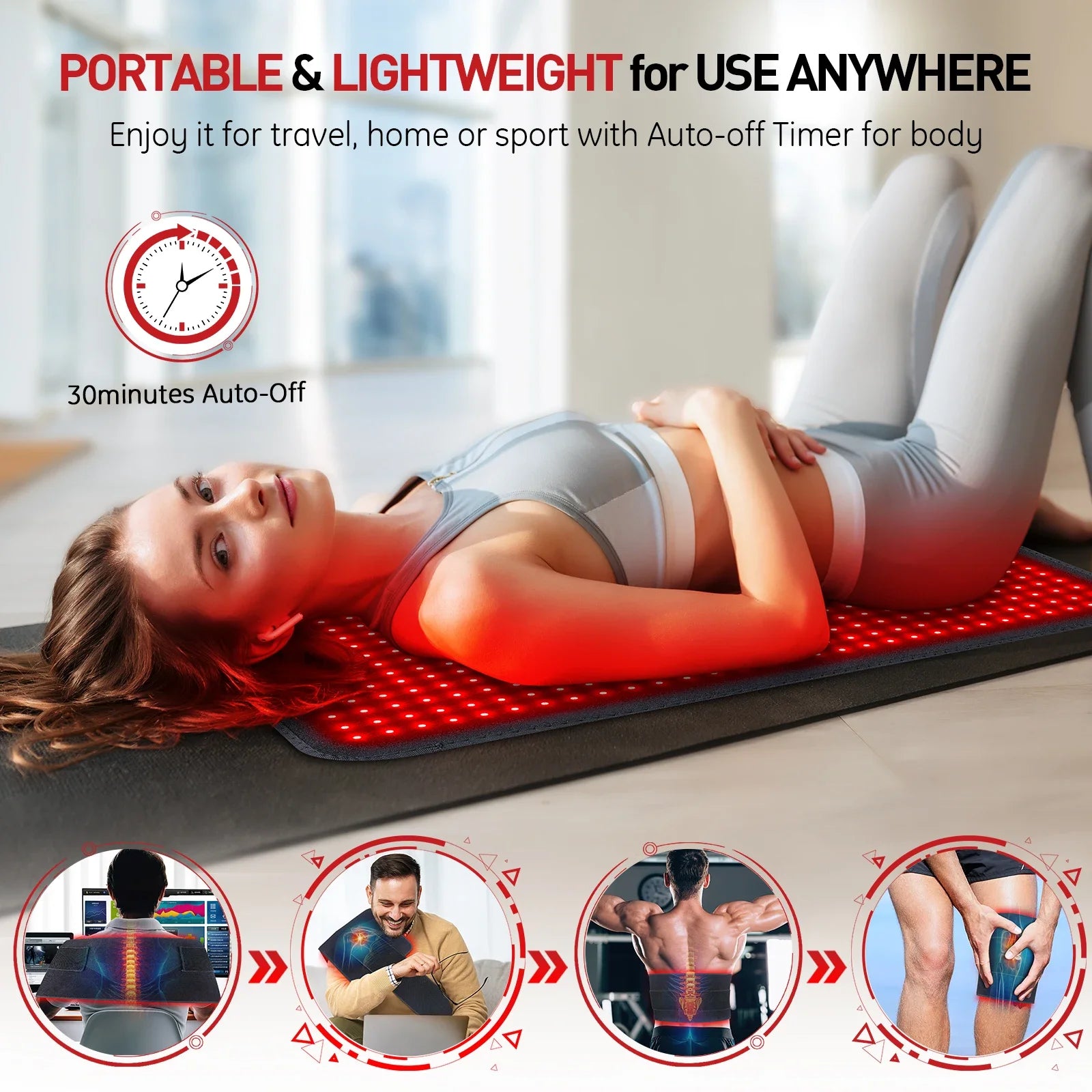 Cozy Relief Red Light Therapy Pad