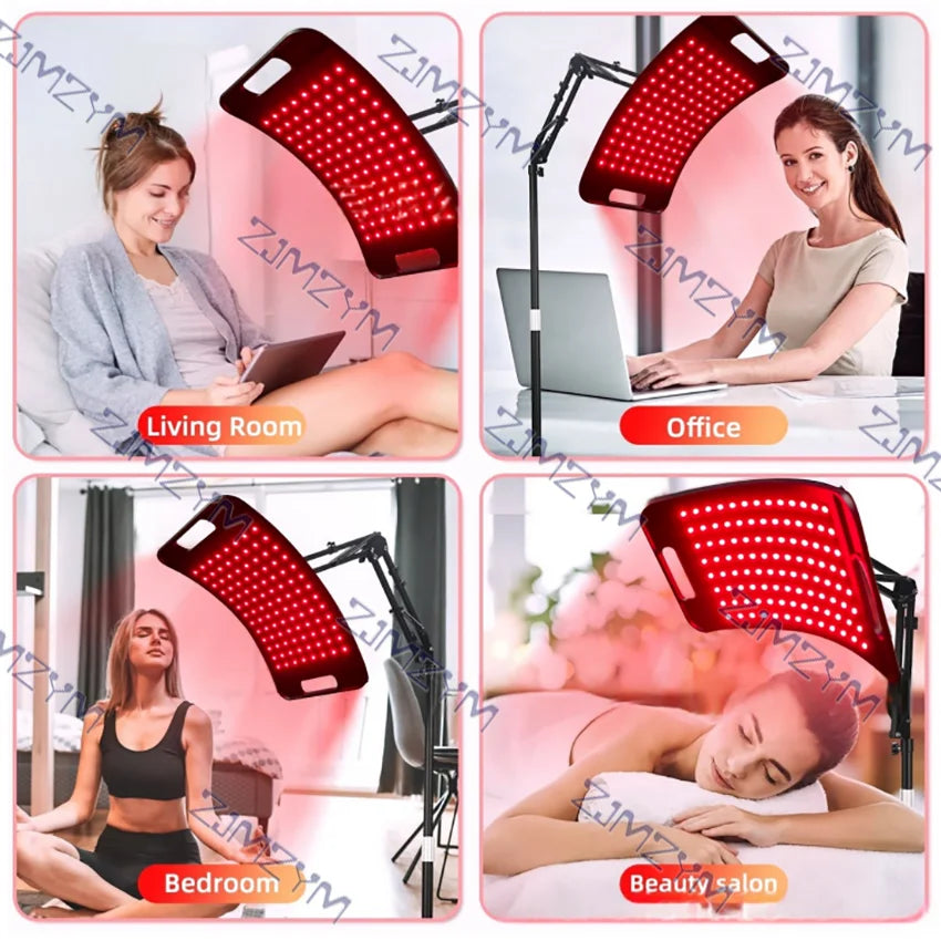 Red Lights Therapy Lamp for Whole Body Skin Care Pain Relief Infrared Light Physiotherapy Lamp